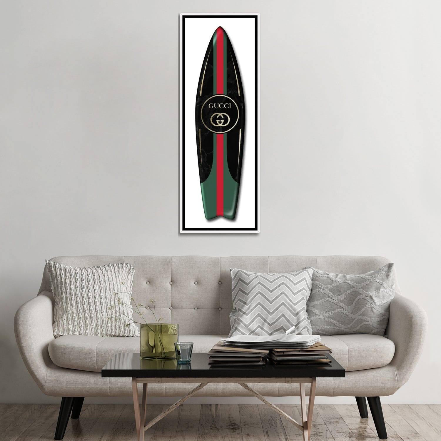 iCanvas "Surfboard Gucci" by Alexandre Venancio Framed Canvas Print
